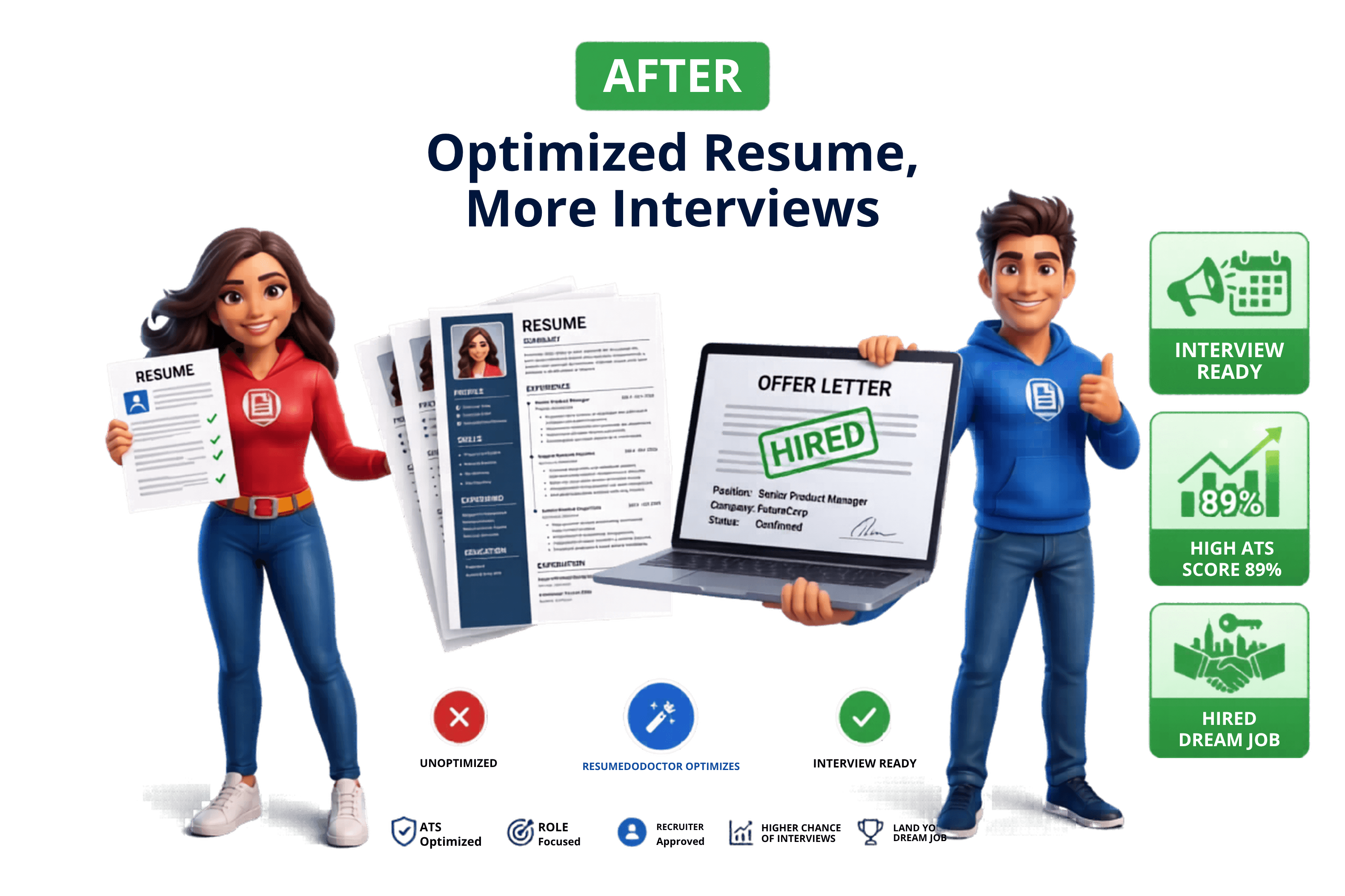 ResumeDoctor resume builder preview